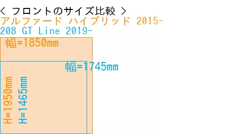 #アルファード ハイブリッド 2015- + 208 GT Line 2019-
